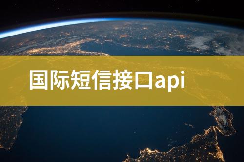 國際短信接口api