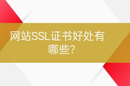 網(wǎng)站SSL證書(shū)好處有哪些？